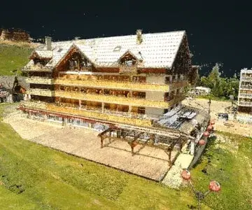 Nuage de points 3D d'un hôtel - 75 Go - scanner FARO Focus S350